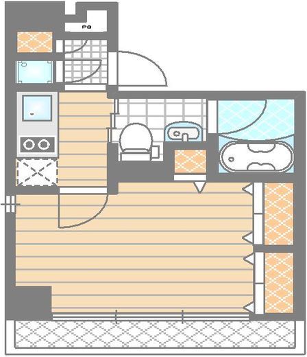 ブライズ神田 3階 間取り図