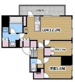 クレストコート町屋 805 間取り図