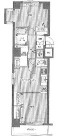 トーシンフェニックス日本橋蛎殻町 7階 間取り図