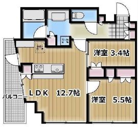 コンフォルテハイム池袋 6階 間取り図