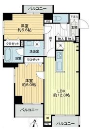 アビテ曙橋 4階 間取り図