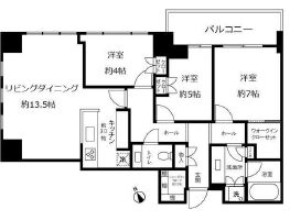 パークコート六本木ヒルトップ 23階 間取り図