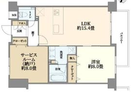 パレステージ山手石川町 3階 間取り図