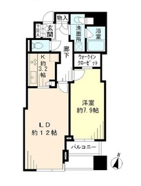 大崎ウエストシティタワーズ イースト 7階 間取り図