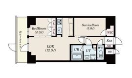 S-RESIDENCE駒沢大学駅前 (エスレジデンス駒沢大学駅前) 203 間取り図