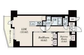S-RESIDENCE駒沢大学駅前 (エスレジデンス駒沢大学駅前) 802 間取り図