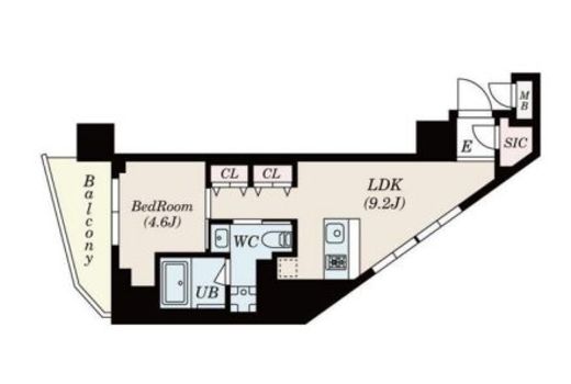 S-RESIDENCE駒沢大学駅前 (エスレジデンス駒沢大学駅前) 701 間取り図