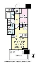 グローリオ田町 5階 間取り図