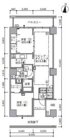 東雲キャナルコートCODAN 21-802 間取り図