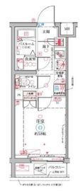 クレヴィスタ横浜大口 410 間取り図