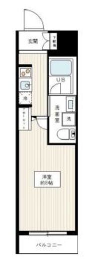 ベルシード西巣鴨 3階 間取り図