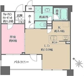 リーデンススクエア桜木町 5階 間取り図
