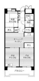 ビレッジハウス品川八潮タワー 1-303 間取り図
