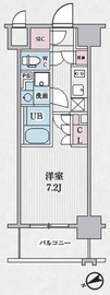 テラス浅草橋 302 間取り図