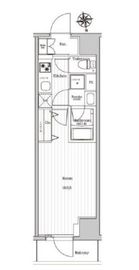 プレミアムキューブジー東新宿 5階 間取り図