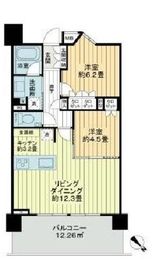 アトラス日暮里 12階 間取り図