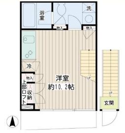FLEG自由が丘EL 1階 間取り図