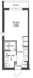 プレシャス川崎柳町 4階 間取り図