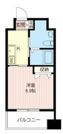 マストライフ目黒南 606 間取り図