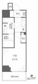 アクサス汐留 13階 間取り図