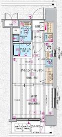 エステムプラザ池袋ザ・ヴィンテージ 4階 間取り図