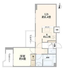 マイキャッスル渋谷JP 11階 間取り図
