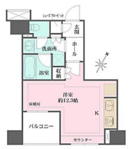 ベリスタ横浜 7階 間取り図
