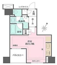 ベリスタ横浜 7階 間取り図