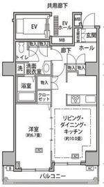 東雲キャナルコートCODAN 18-729 間取り図