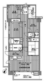 ザ・レジデンス東京イーストレジデンス 4階 間取り図