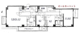 ディアコート二番町 202 間取り図