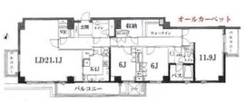 ディアコート二番町 202 間取り図