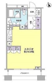 パークフラッツ銀座イースト 405 間取り図