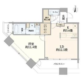 ミッドサザンレジデンス御殿山 23階 間取り図