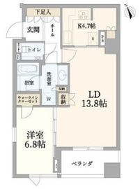 プレミスト南青山 5階 間取り図