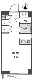 グランクリュー麻布 701 間取り図