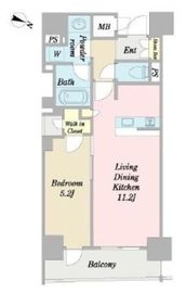 ダイヤモンドプラネット人形町 501 間取り図