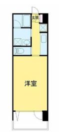 フラット中目黒 504 間取り図