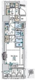 GENOVIA阪東橋Ⅱskygarden (ジェノヴィア阪東橋2スカイガーデン) 9階 間取り図