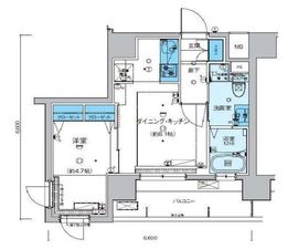 リヴシティ横濱新川町弐番館 4階 間取り図