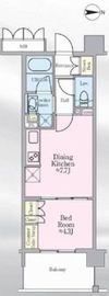 フルーヴ押上 506 間取り図