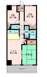 ガーデンシティ金沢文庫 323 間取り図