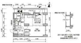 東雲キャナルコートCODAN 14-301 間取り図