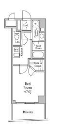 レジディア板橋 404 間取り図