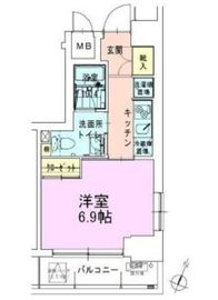 門前仲町レジデンス弐番館 306 間取り図