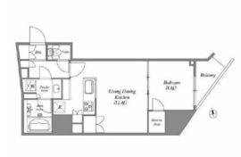 nido蔵前Residence 401 間取り図