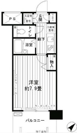 アルテーヌ新横浜 1010 間取り図
