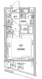 デュアレス愛宕虎ノ門 3階 間取り図