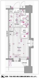 グランド・ガーラ横濱元町 2階 間取り図