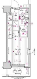 ガーラ・ステーション横濱大通り公園 8階 間取り図